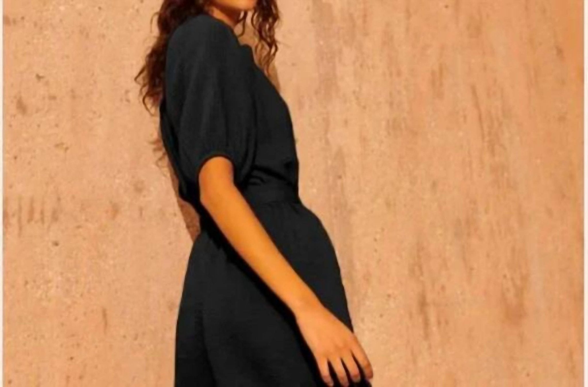 Nation Ltd - Finley Dress - black - clothing - cotton