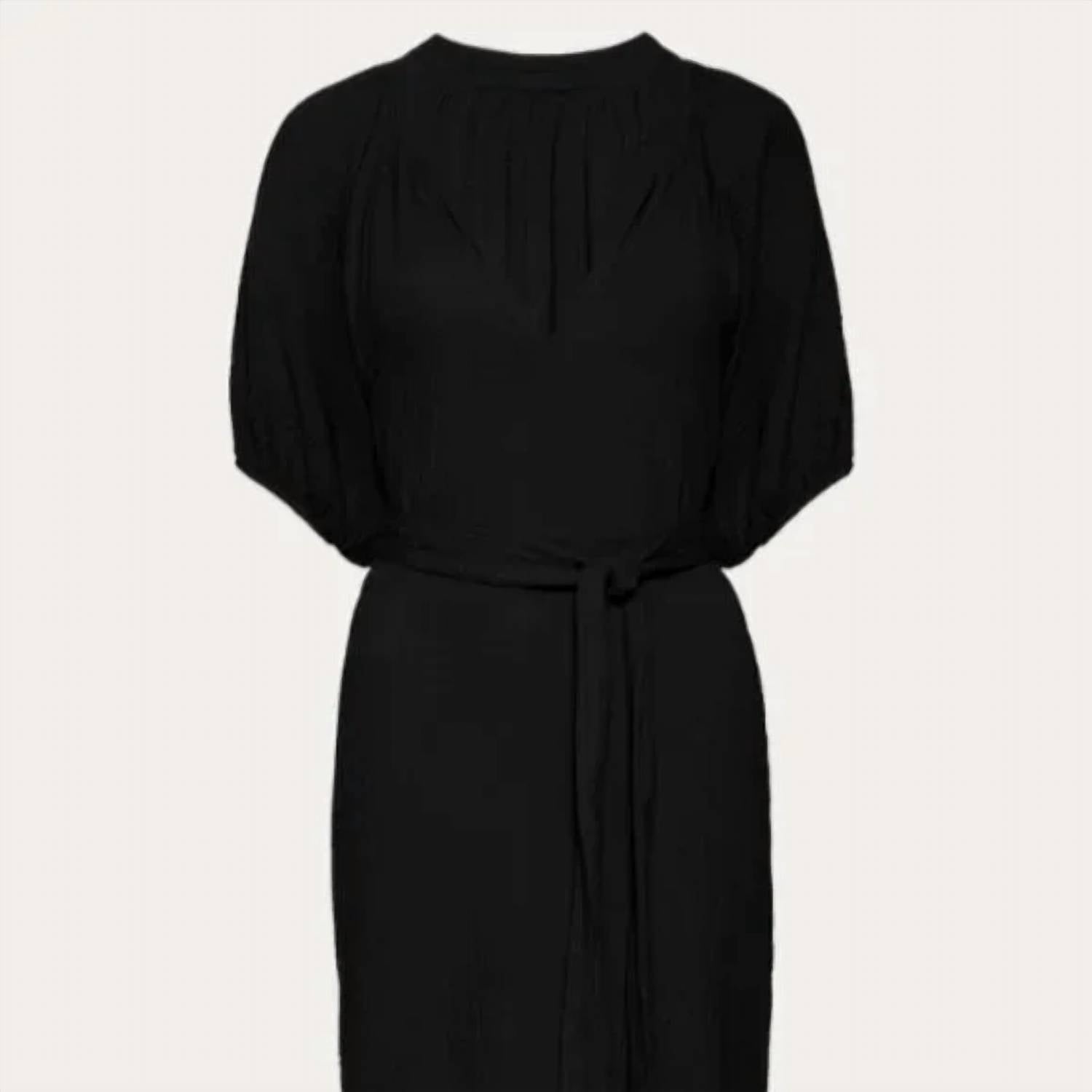 Nation Ltd - Finley Dress - black - clothing - cotton