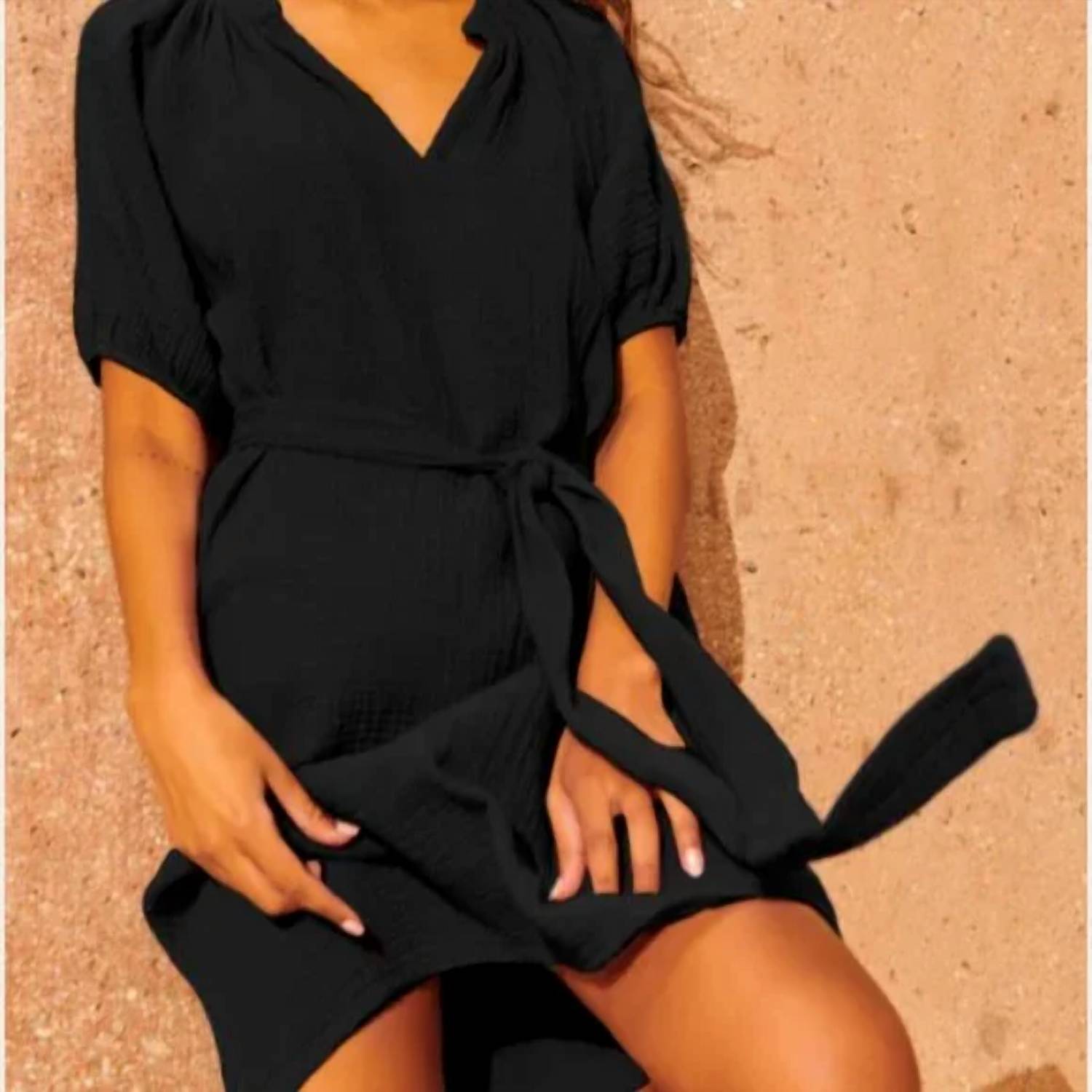 Nation Ltd - Finley Dress - black - clothing - cotton