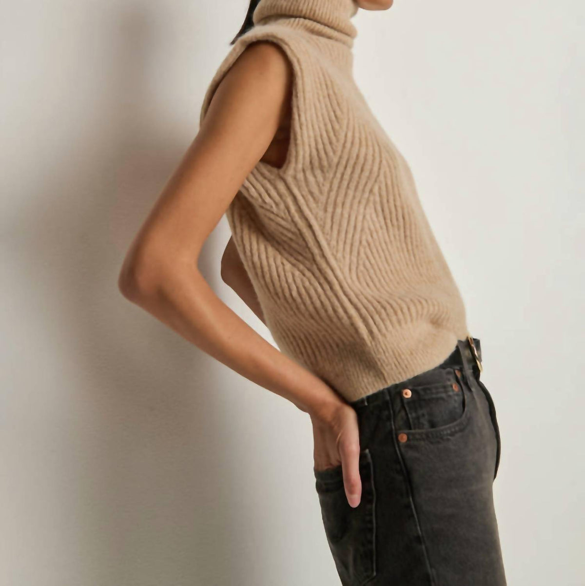 Nation Ltd - Isha Turtleneck Tank Top