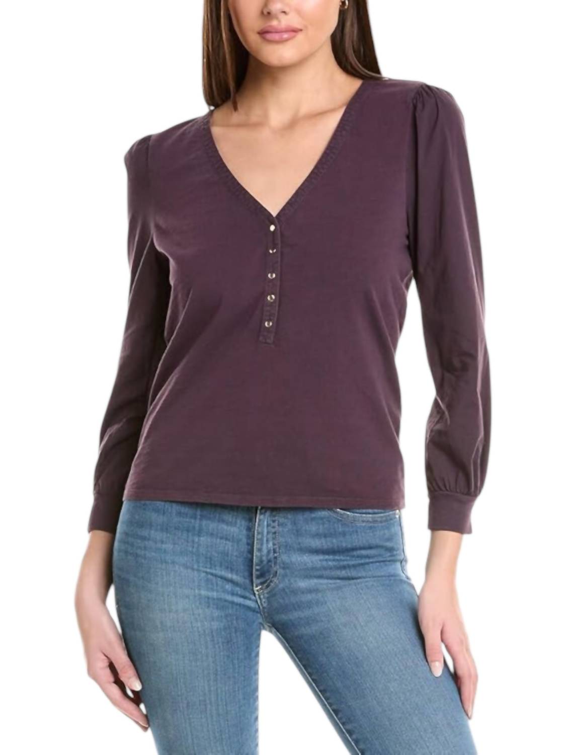 Nation Ltd - Ivy Snap Henley Top