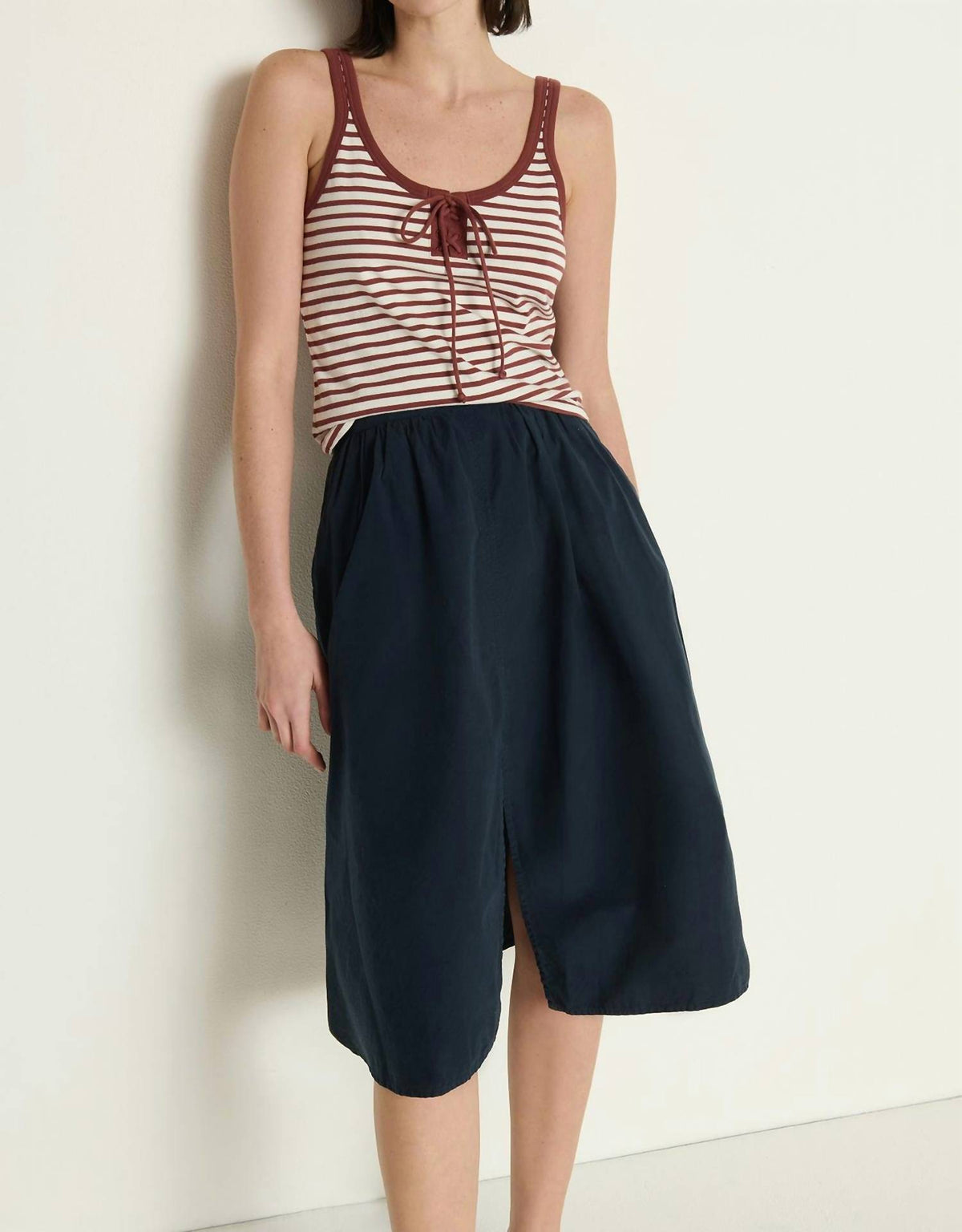 Nation Ltd - Jil Lace Up Tank Top