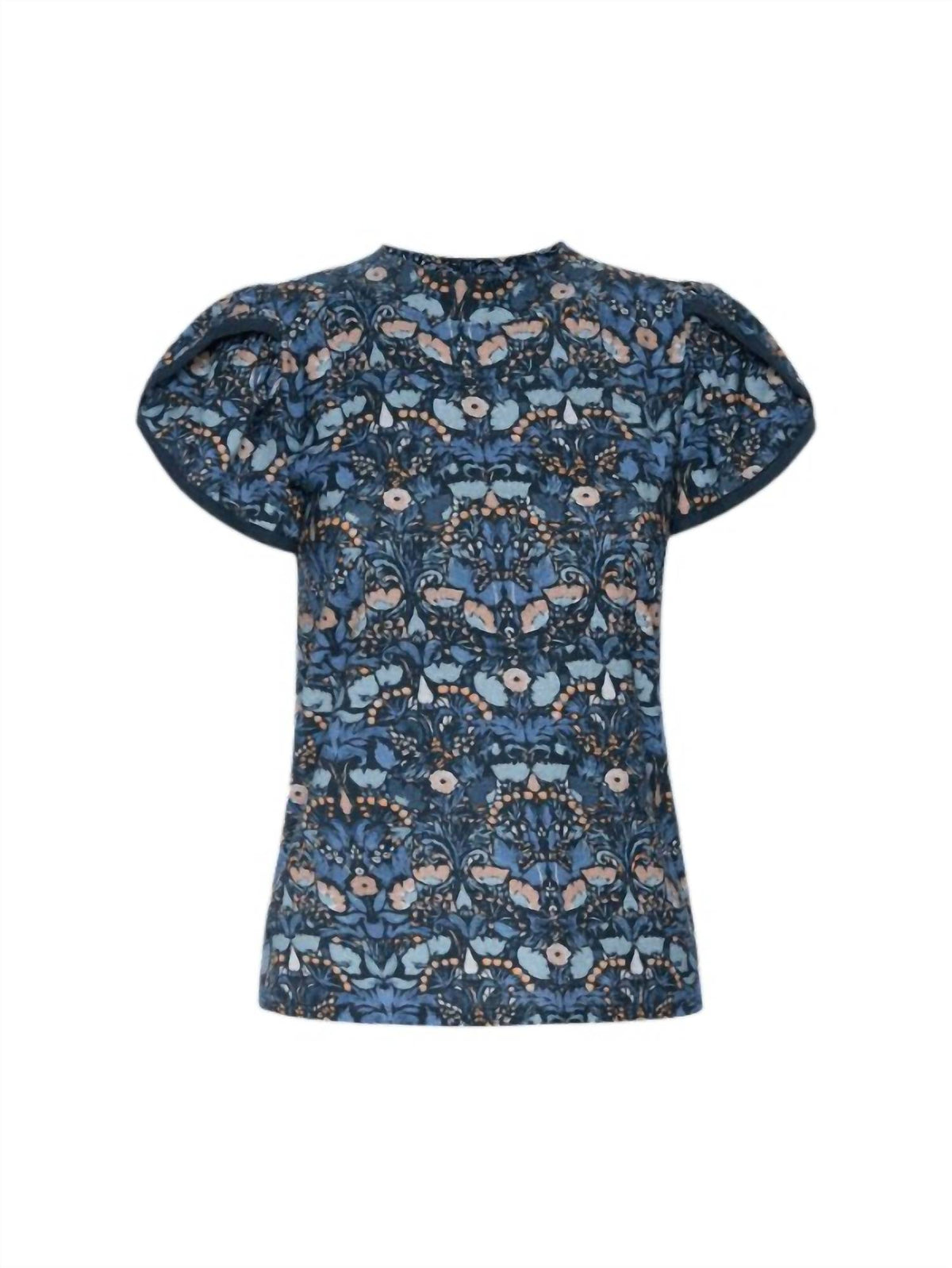 Nation Ltd - Kennedy Contrast Tulip Sleeve Tee