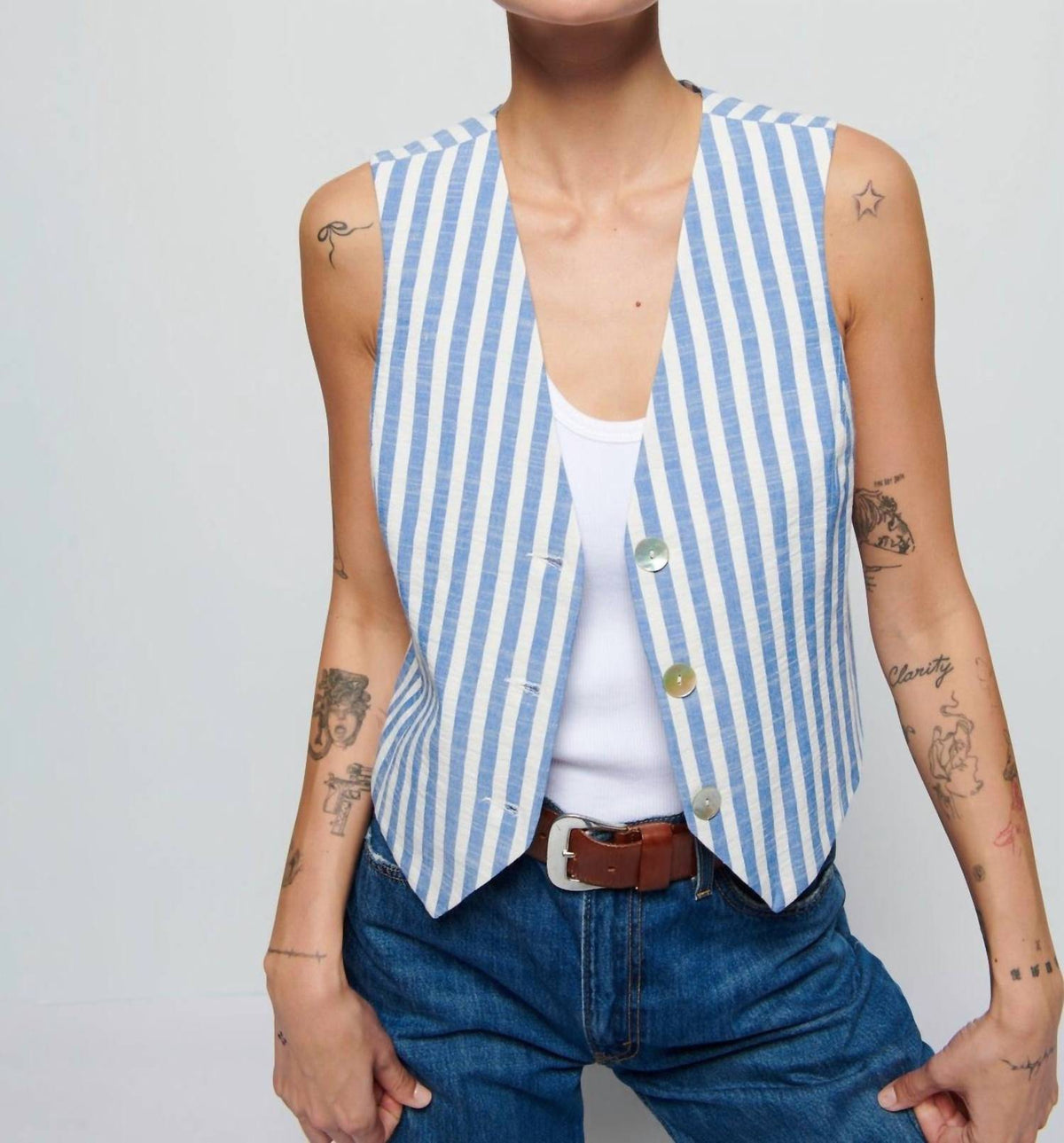 Nation Ltd - Maddie Stripe Vest