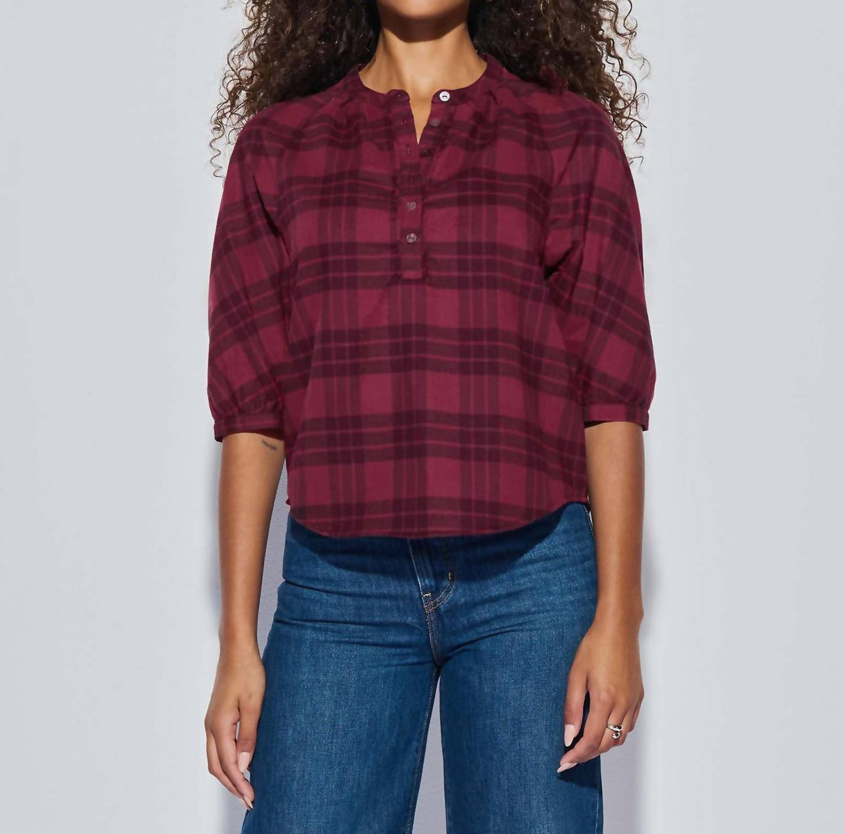 Nation Ltd - May Flannel Top