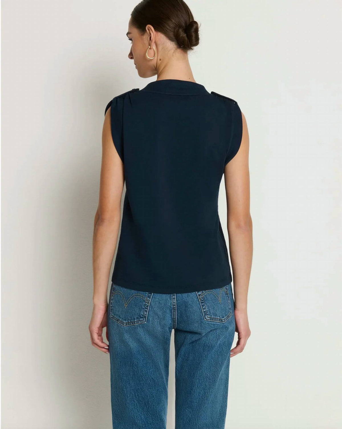 Nation Ltd - Mikka Buttoned Shoulder Tank