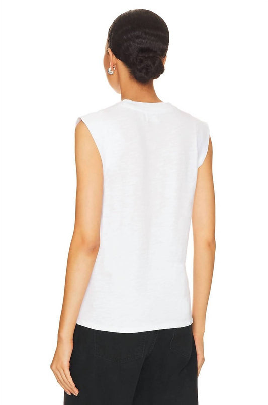 Nation Ltd - Patti Muscle Tank Top - clothing - cotton - solid