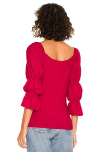 Nation Ltd - Puff Sleeve Top