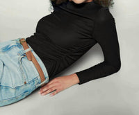 Nation Ltd - Rita Mock Neck Top