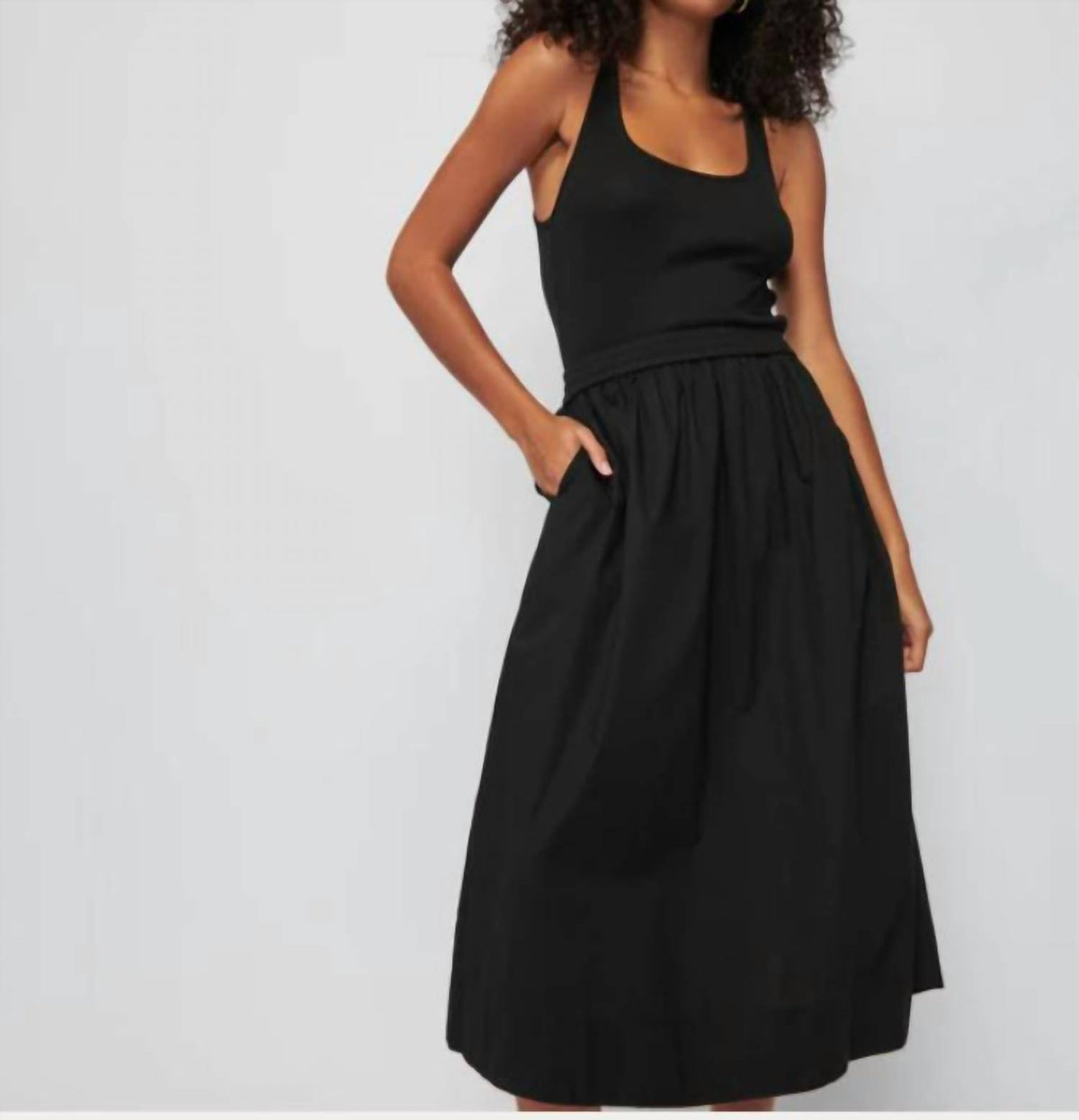Nation Ltd - Sadelle Clean Combo Midi Dress