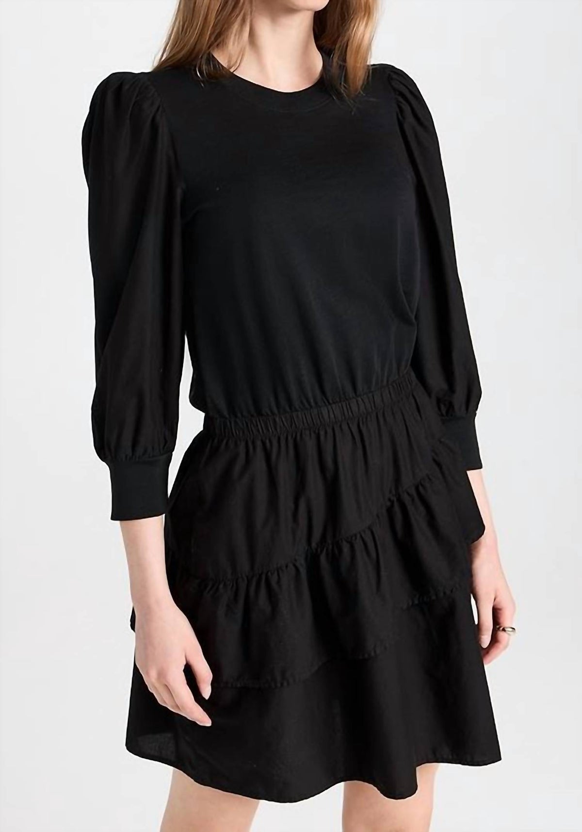 Nation Ltd - Tenley Ruffled Combo Mini Dress