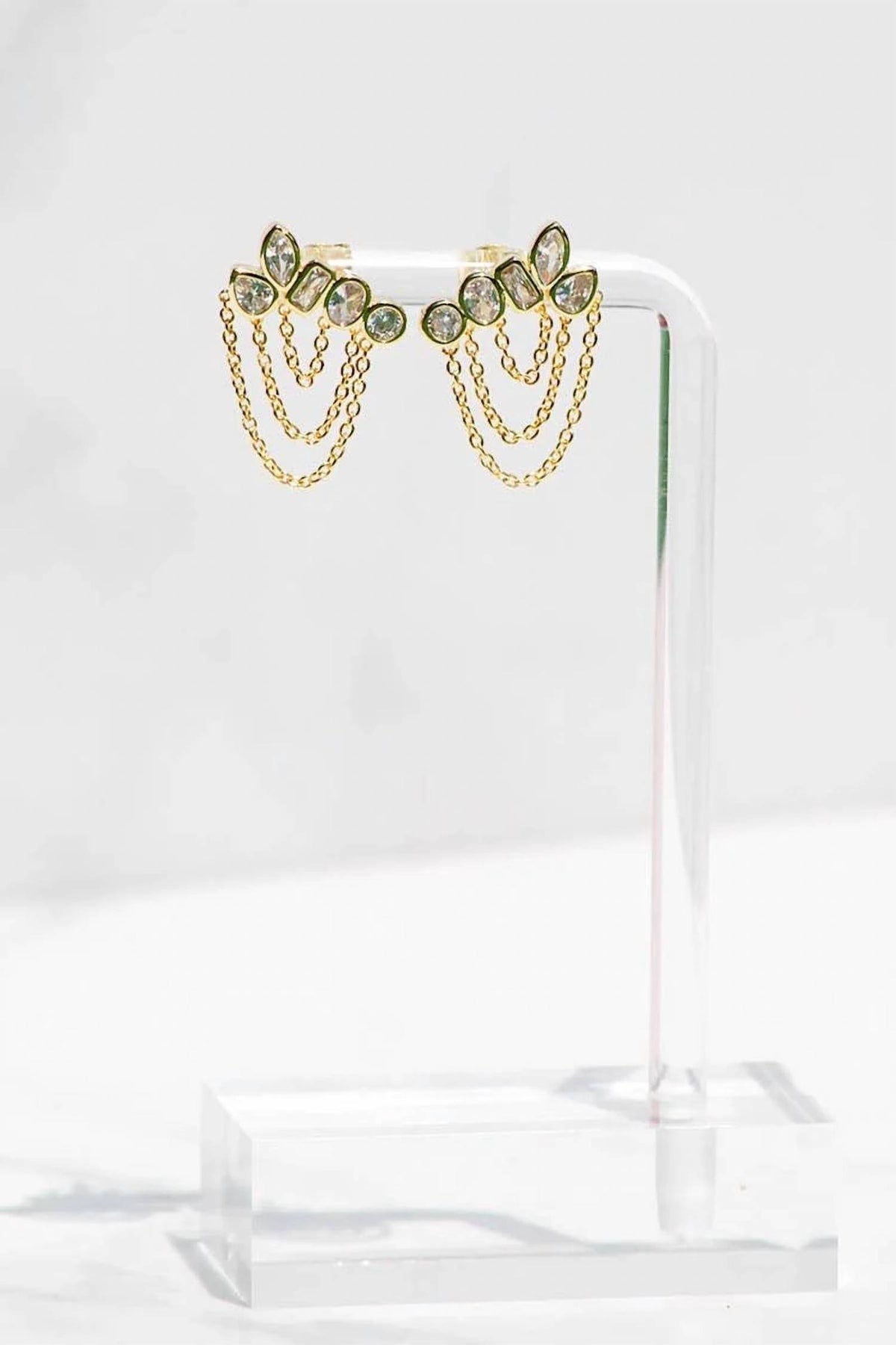 Native Gem - Women's Athena Chain Earrings