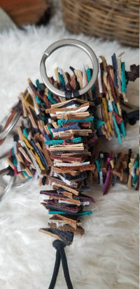 Native Leather Co - Handmade Leather Remnant Key Fob