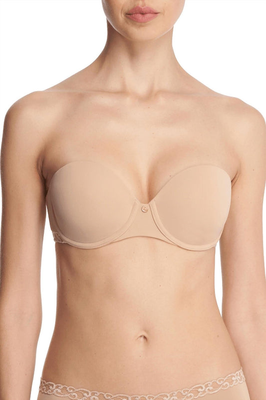 Natori - Pure Luxe Strapless Contour Underwire Bra - beige - bras - clothing
