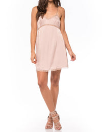 Nbd - Illiana Mini Dress - beige - clothing - dresses