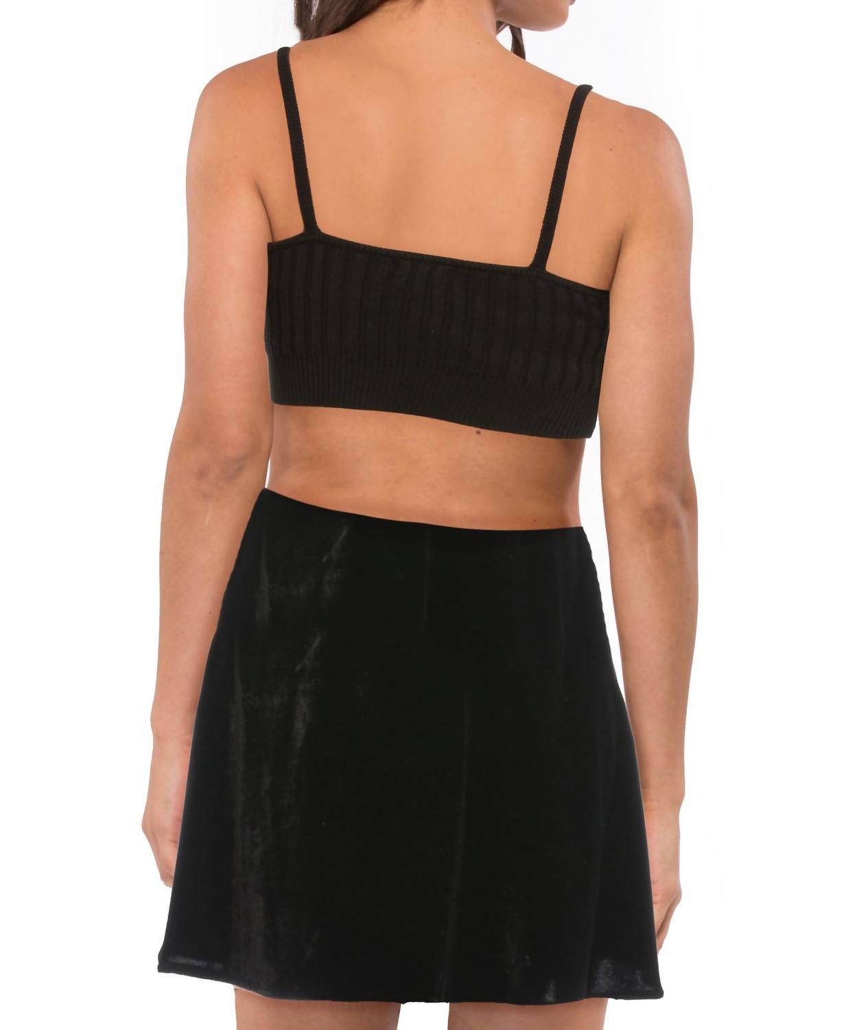 Nbd - Saffron Tank - black - clothing - crop - tops