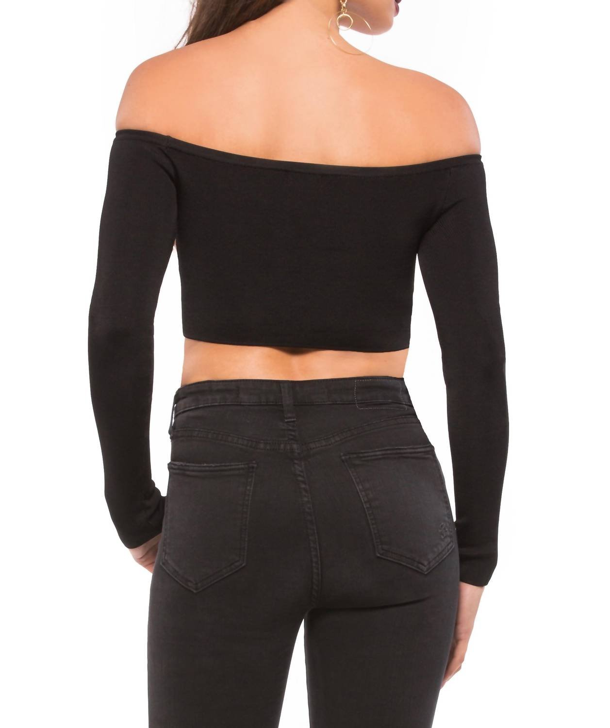 Nbd - Women's Effie Top - black - clothing - shirts