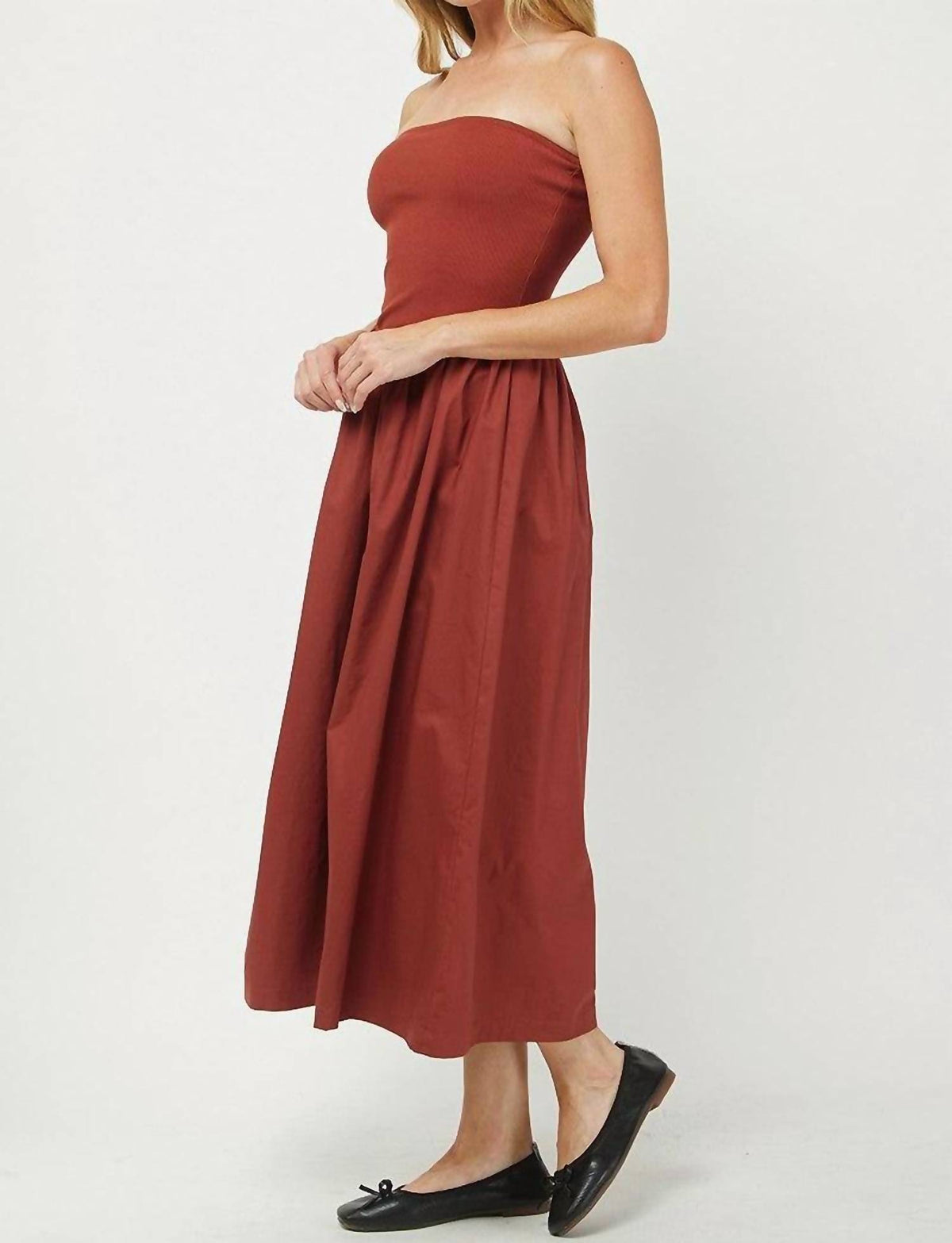 Needii - Cotton Tube Maxi Dress