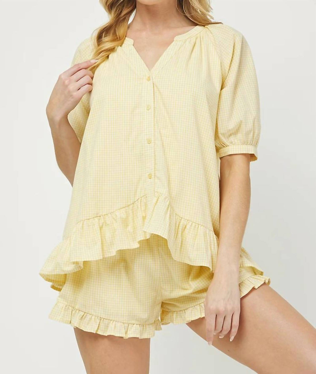 Needii - Gingham Blouse