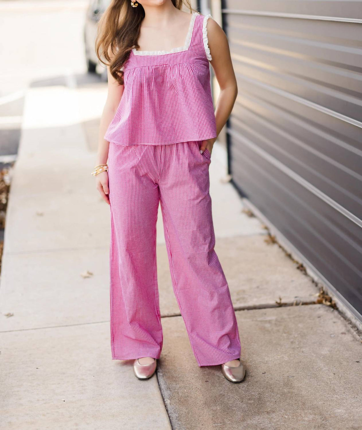 Needii - Women's Gingham Pants