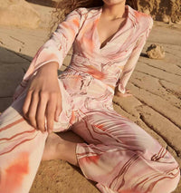 Nelblu - Ada Sheer Wide Slevees Top - clothing - directbrandpartner - pink