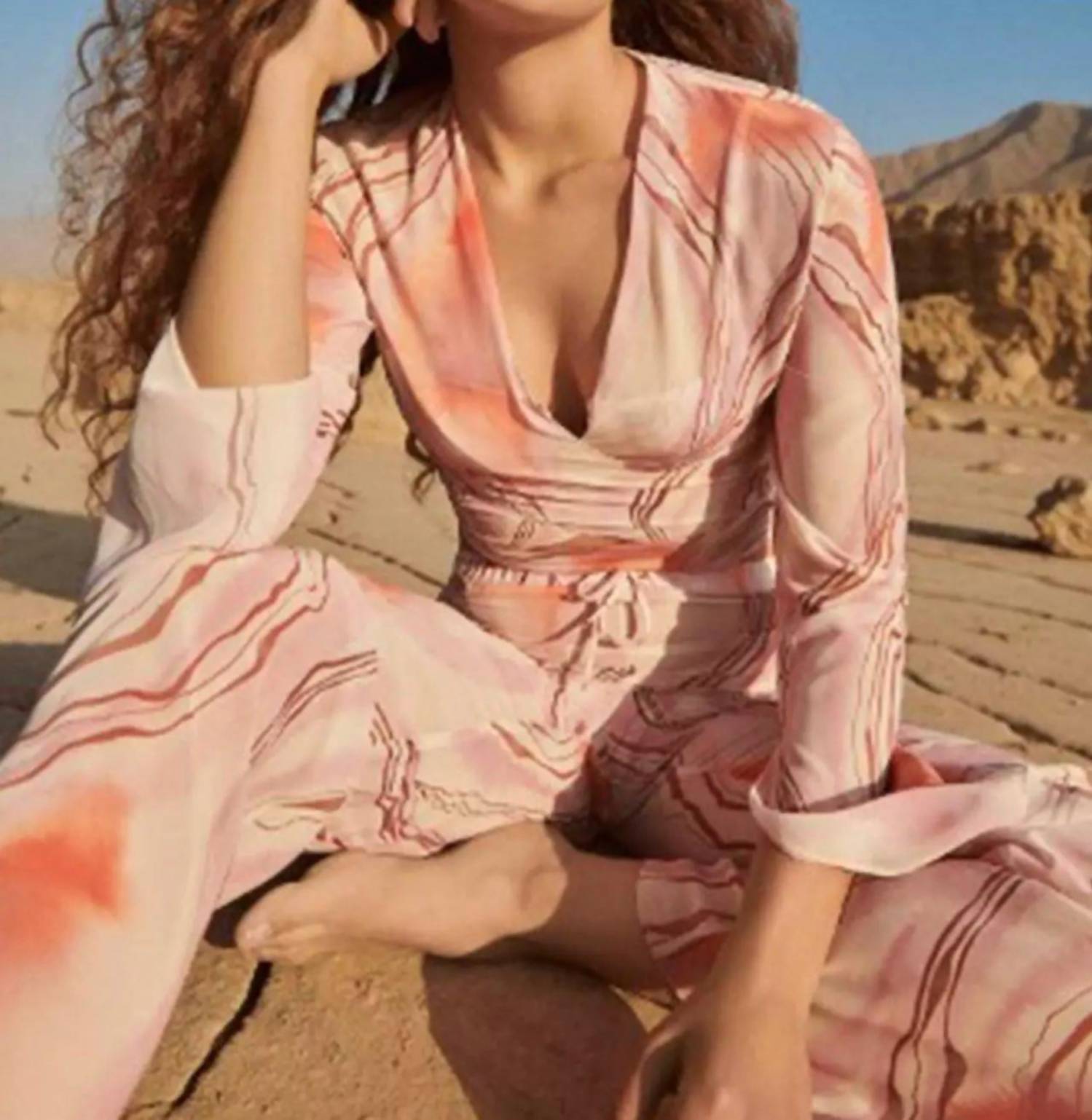 Nelblu - Ada Sheer Wide Slevees Top - clothing - directbrandpartner - pink