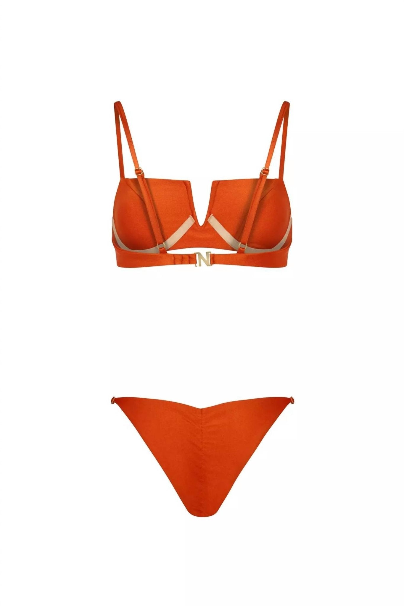 Nelblu - Era Brassiere - like Bikini Top And Bottom Set - clothing - directbrandpartner - one - pieces