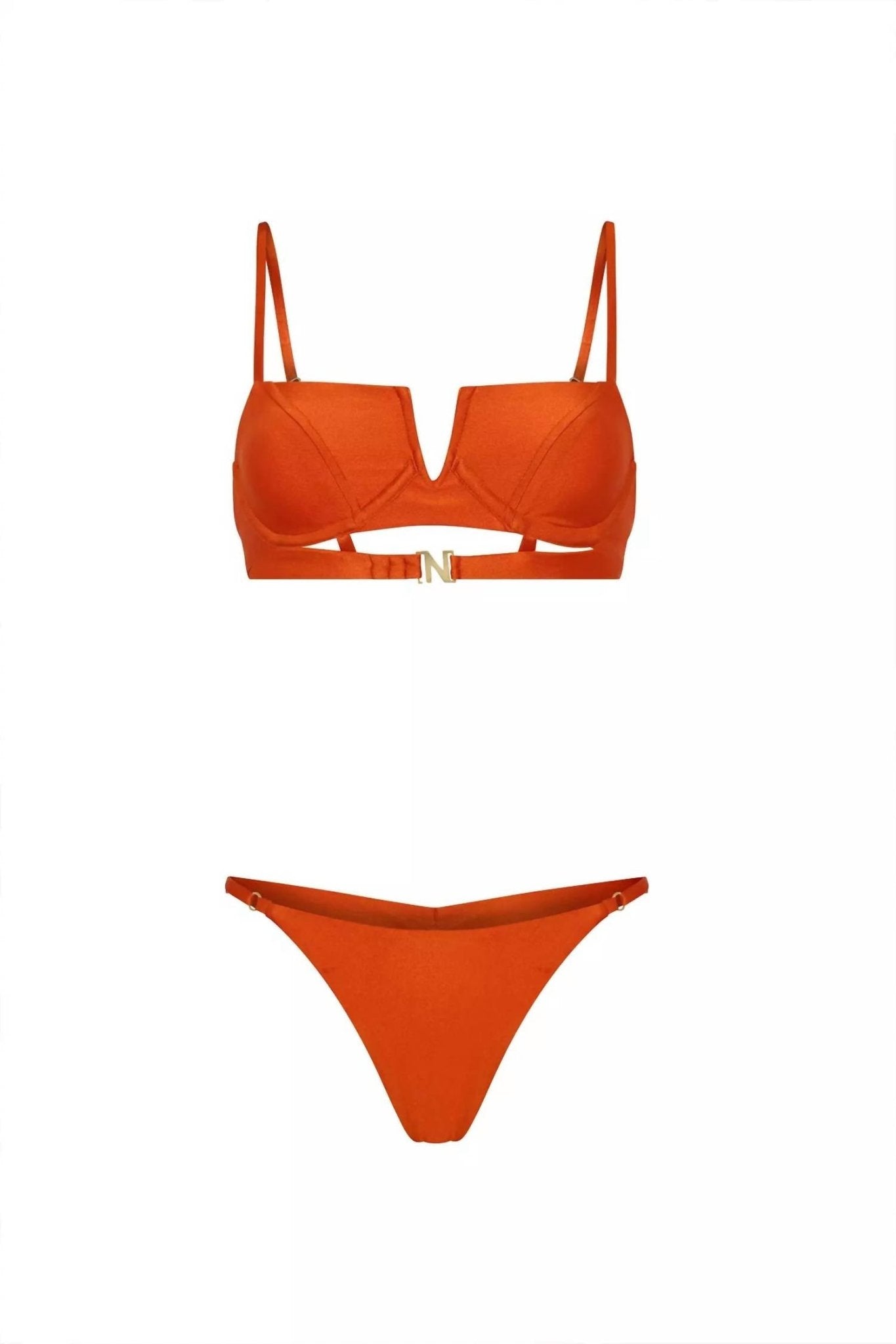 Nelblu - Era Brassiere - like Bikini Top And Bottom Set - clothing - directbrandpartner - one - pieces