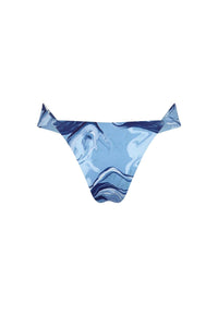 Nelblu - Flora Wide Strap Bikini Bottom - bikinis - blue - clothing