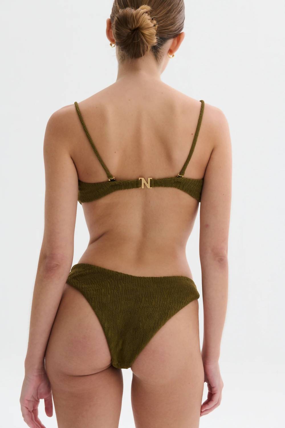 Nelblu - Ondas Crinkle Cheeky Bikini Bottom - bikinis - clothing - directbrandpartner