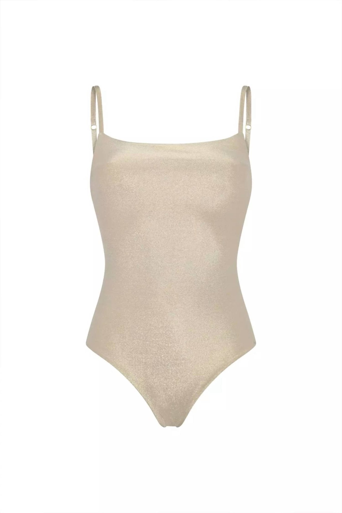 Nelblu - Tierra Square Neck One Piece - beige - clothing - directbrandpartner