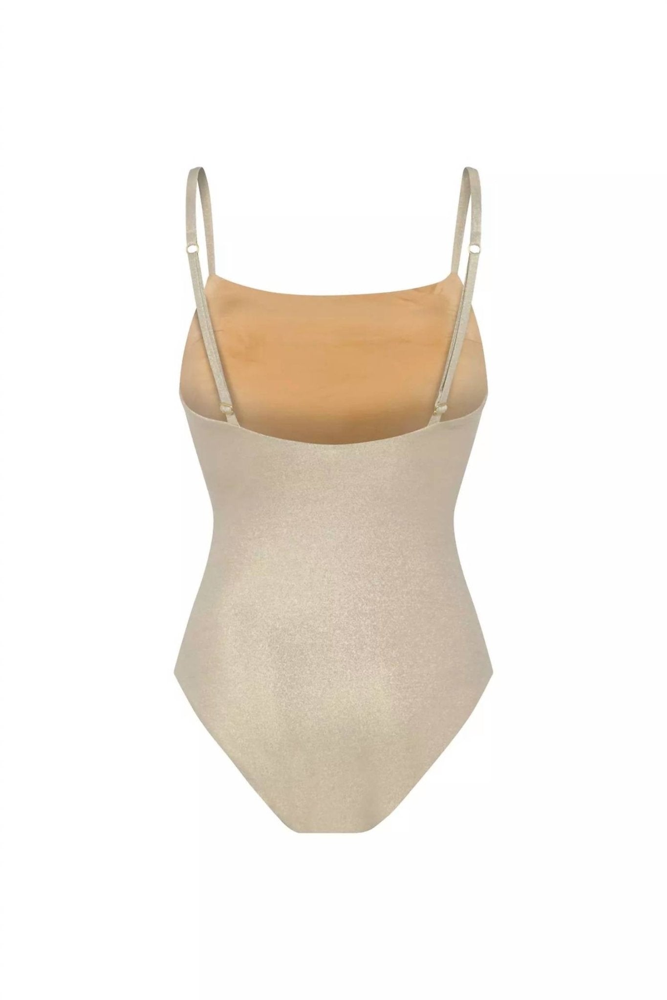 Nelblu - Tierra Square Neck One Piece - beige - clothing - directbrandpartner
