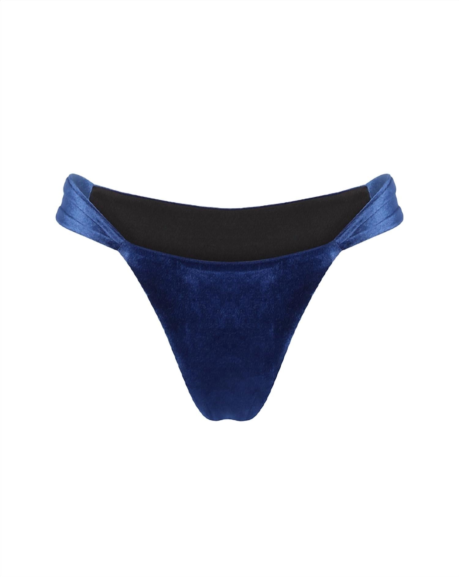 Nelblu - Travesia Low Rise Bikini Bottom - bikinis - blue - clothing