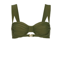 Nelblu - Travesia Pleated Bikini Top - bikinis - clothing - directbrandpartner
