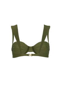 Nelblu - Travesia Pleated Bikini Top - bikinis - clothing - directbrandpartner