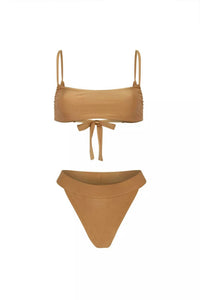 Nelblu - Universo Two Piece Swimsuit - beige - bikinis - clothing