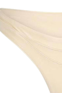 Nelblu - Women's Amanecer High Cut Cheeky Bikini Bottom - beige - bikinis - clothing