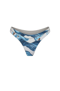 Nelblu - Women's Amanecer High Cut Cheeky Bikini Bottom - bikinis - blue - clothing