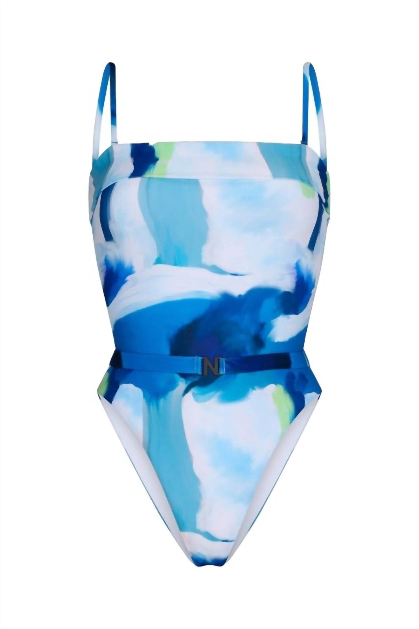 Nelblu - Women's Caliz High Cut One Piece - blue - clothing - directbrandpartner