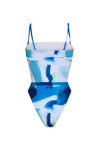 Nelblu - Women's Caliz High Cut One Piece - blue - clothing - directbrandpartner