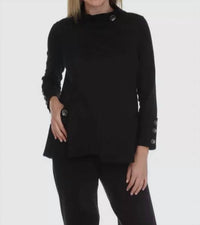 Neon Buddha - Coffee Date Tunic - black - clothing - cotton - blend