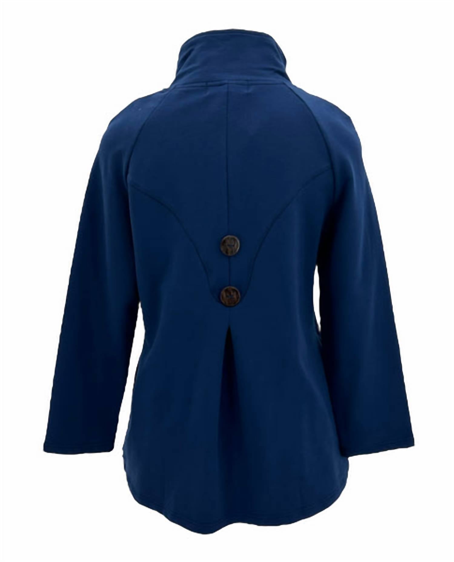 Neon Buddha - Women's Clean Lines Jacket - blue - casual - jacket - clothing