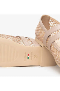 Nerogiardini - Women's Rose Mesh Ballet Flat