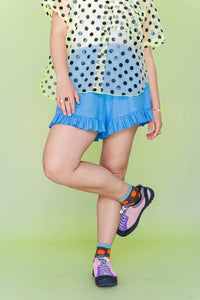 Nettle Studios - Ruffle Linen Shorts