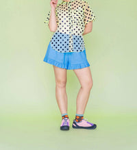 Nettle Studios - Ruffle Linen Shorts