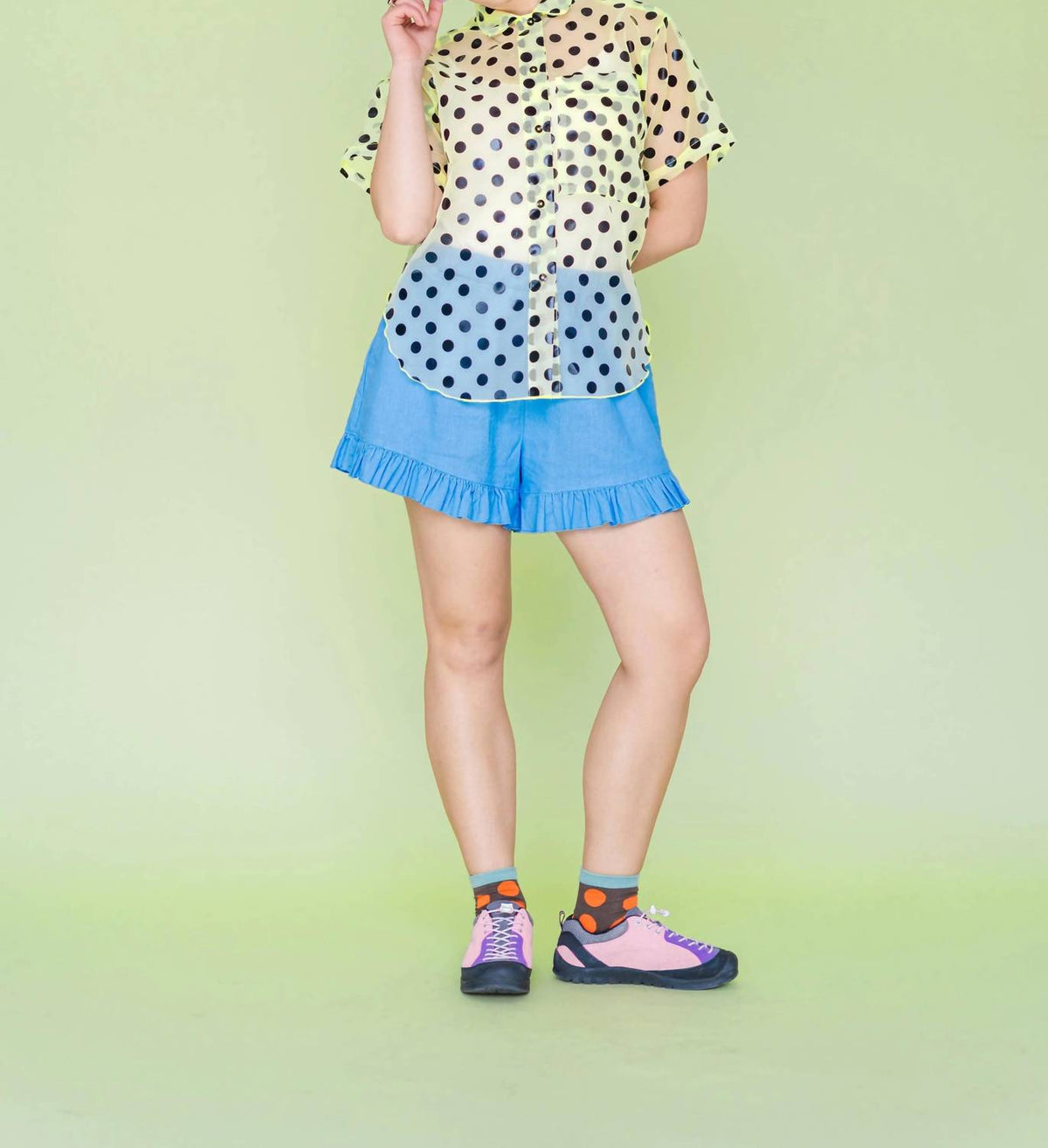 Nettle Studios - Ruffle Linen Shorts
