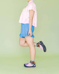 Nettle Studios - Ruffle Linen Shorts