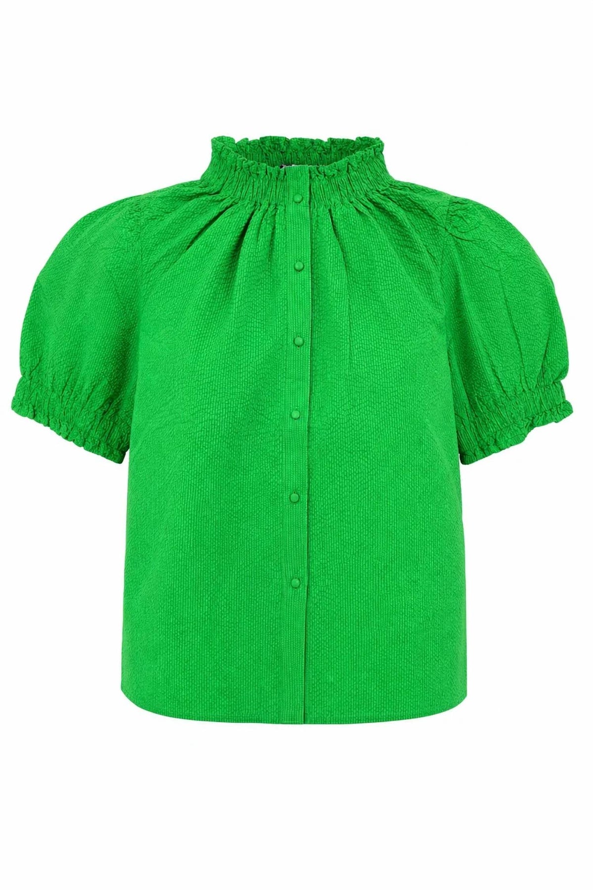 Never A Wallflower - Elastic Collar Top