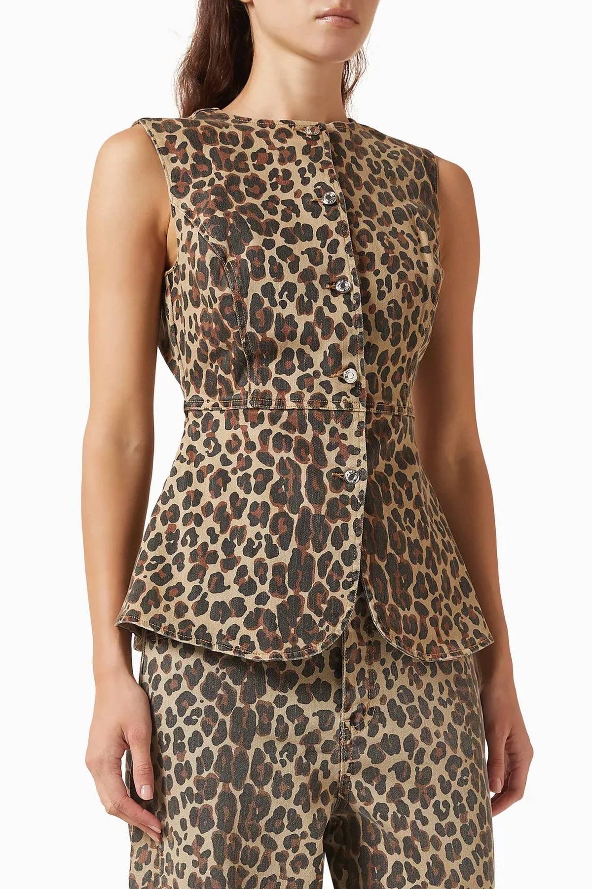 Never Fully Dressed - Leopard Waistcoat