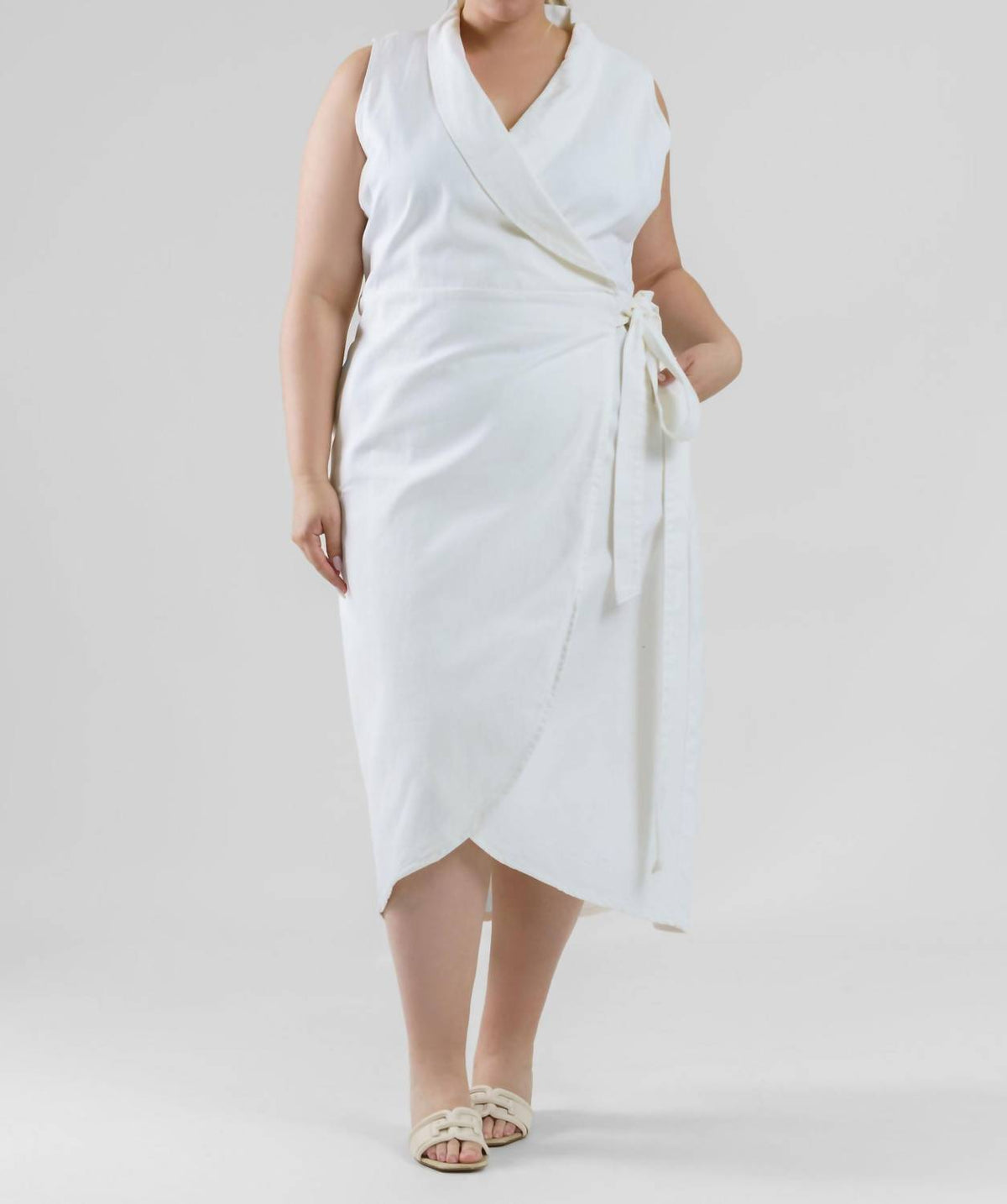 Never Fully Dressed - SLEEVELESS DENIM BROOKLYN DRESS